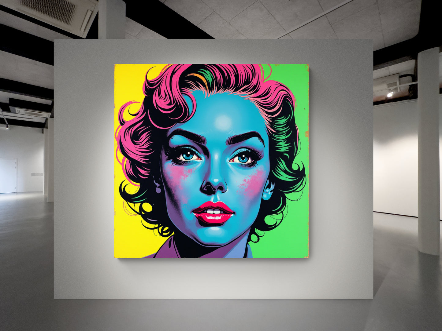 "Limited Edition" Digital Print - Blue Bombshells - #5 of 10.